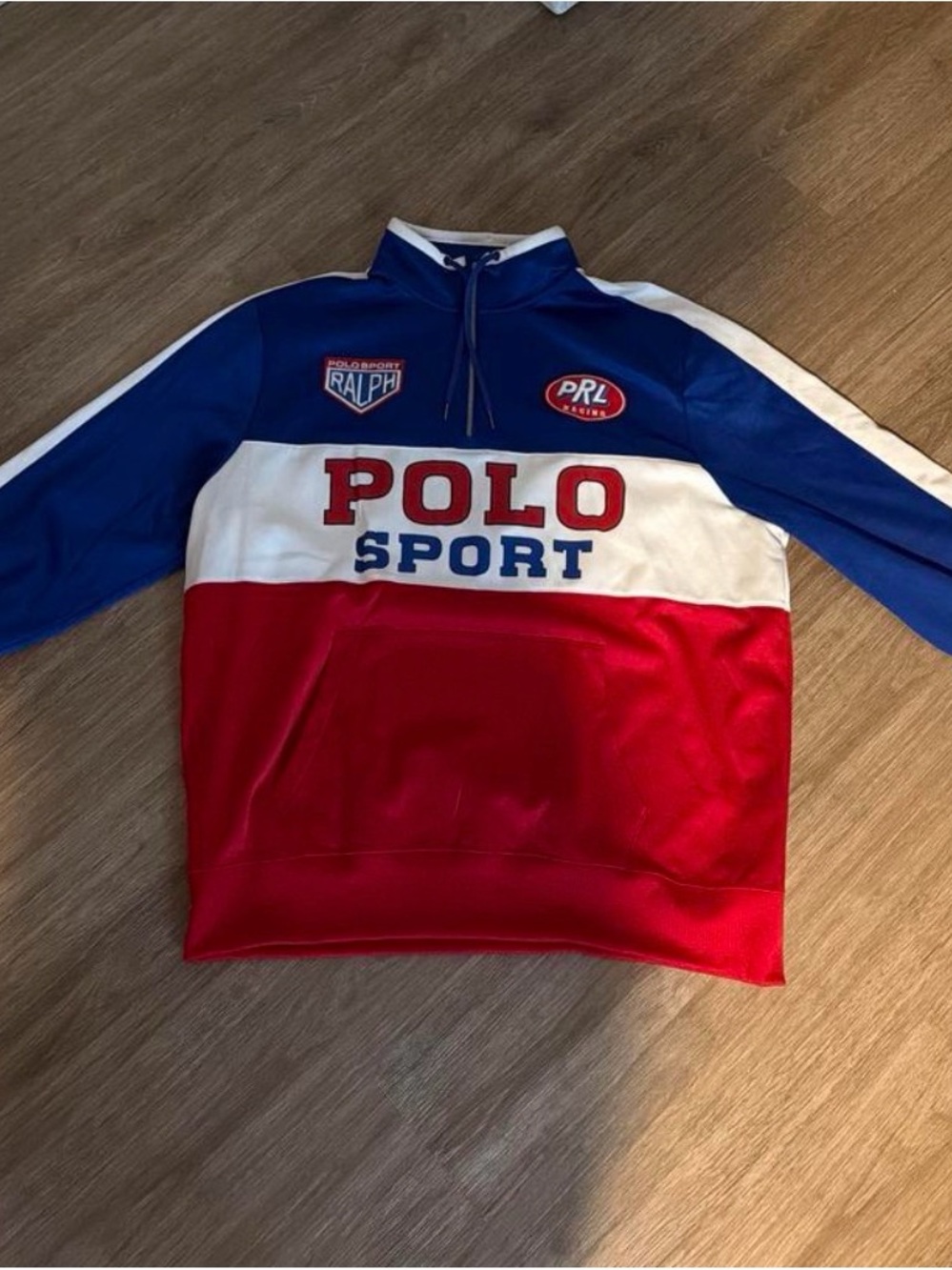 Polo Sport Ralph Lauren Sport Racing Team Color Block 1/4 Zip Sweatshirt XL